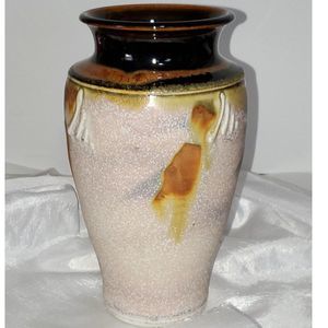Artsy Studio Pottery Vase Glazed Marked And Signed Cottage Core Retro